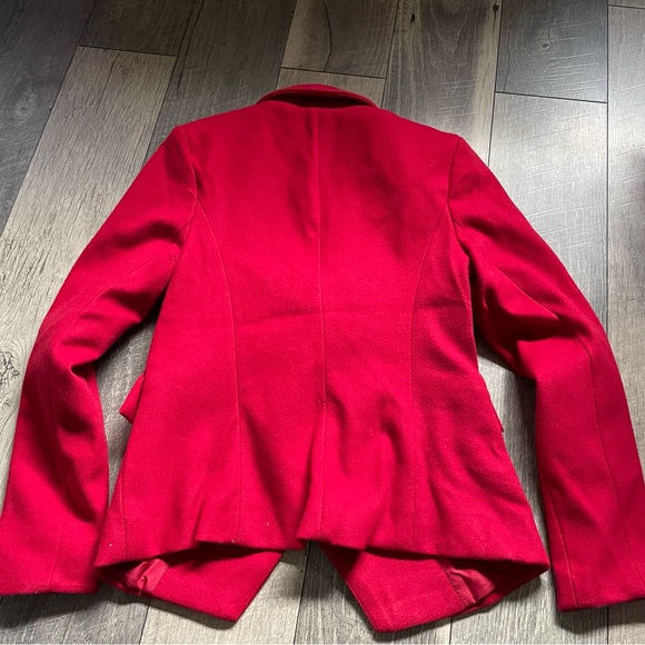 Red womens blazer - Picture 2 of 3